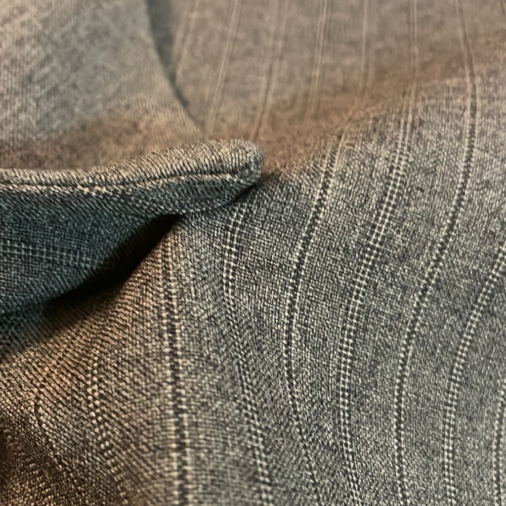 Vintage Perceptions Pinstriped Open Front Suit Ja… - image 8